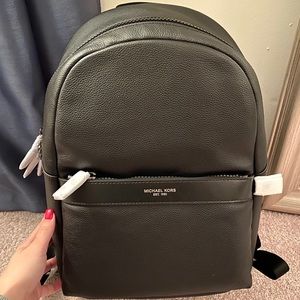 Michael Kors Men’s Greyson Leather Backpack